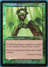 Treefolk Seedlings FOIL 7th Edition HEAVILY PLD Uncommon CARD (211931) ABUGames
