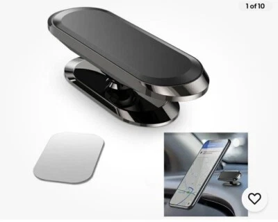 JOYROOM Soporte Magnético para Teléfono Coche Montaje Rotación 360° 8 Imanes Todo iPhone Negro Foto 1 de 4