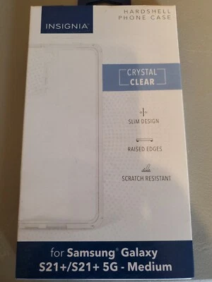 Insignia- 硬壳保护壳 适用于三星 Galaxy S21+ 和 S21+ 5G - 透明 — 第 1/2 张图片