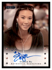 2010 Razor Poker Evelyn Ng Authentic Signature ON CARD Auto #13 JS #2