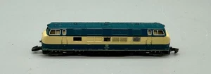 Locomotora diésel Märklin mini-club BR 221 DB turquesa-beige funciona - usada - Imagen 1 de 3