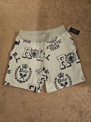 Polo Ralph Lauren 67 Tenis American Prep Ala P Polar 7” Pantalones Cortos Para Hombre Grandes  Foto 1 de 4