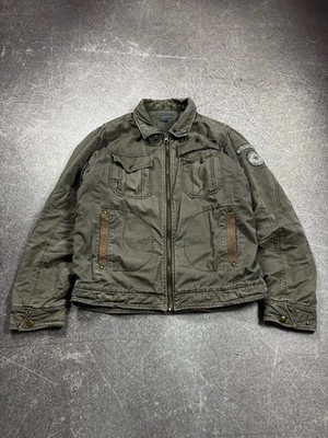 VTG IF SIX WAS NINE RAF SIMONS STYLE JAPANESE MILITARY CROPPED BOMBER JACKET Y2K - Image 1 of 4