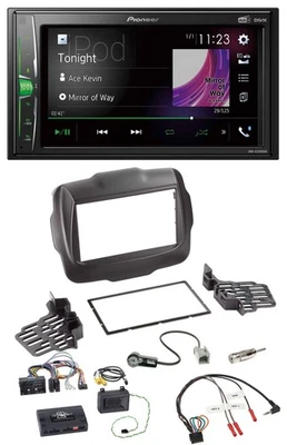 Pioneer 2DIN Lenkrad DAB USB Bluetooth Autoradio für Jeep Renegade ab 2015 - Bild 1 von 4