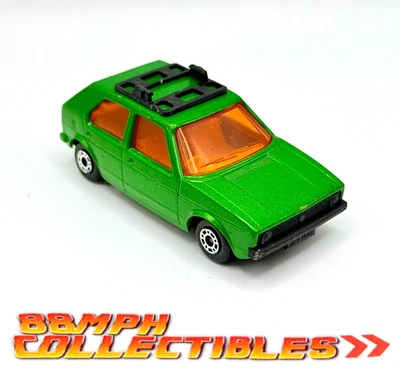Matchbox 1976 SuperFast No. como nuevo 7 Lesney VW Golf verde 1:64 verde Foto 1 de 4