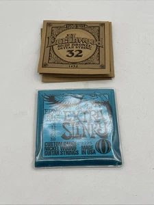 Ernie Ball Earthwood & Extra Slinky Guitar Strings, See Photos For Description - Picture 1 of 3