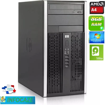 HP COMPAQ PRO 6305 MT AMD A4-5300B APU 3,40 GHZ/8 GB DDR3/500 GB/WINDOWS 7 PRO Foto 1 de 4
