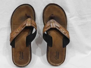 GW - Ms. Thong Sandals from Clarks Collection - Brown - Sz 7 - Picture 1 of 4
