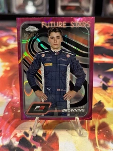 Luke Browning 2024 Topps Chrome Formula 1 F1 F3 #55 Fuchsia Lava 63/225 - Bild 1 von 2