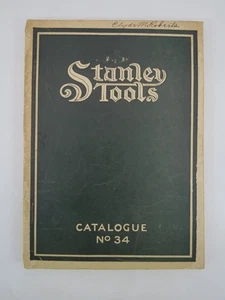 STANLEY TOOLS CATALOGUE NO. 34 1915 - Imagen 1 de 5