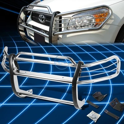 For 96-00 Toyota RAV4 Chrome Front Bumper Grill Protector Grille Brush Guard - Image 1 of 4