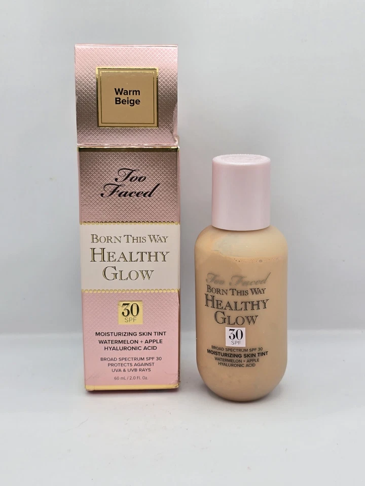 Too Faced Born This Way Healthy Glow Skin Tint Foundation SPF30 2 Oz Warm Beige - Image 1 of 1