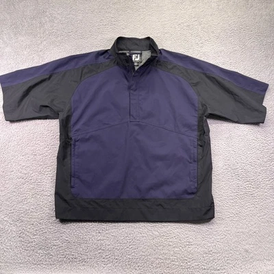 FootJoy DryJoys Golf Pullover Mens Large Short Sleeve Water Resistant Jacket - Image 1 of 4