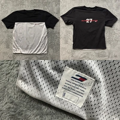 VTG Tommy Hilfiger Athletics Mens 1996 Reversible Mesh Tshirt  Size Large - Image 1 of 4