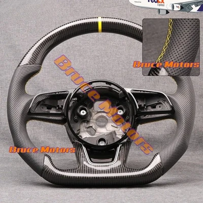 Руль из углеродного волокна для Audi RS3 RS4 RS5 A3 A4 B9 A5 S3 S4 S5 2017-2022 - Изображение 1 из 4