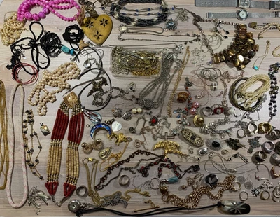 Mode Schmuck Konvolut | Bastler Lot Sammlung Schrott defekt P - Bild 1 von 4