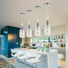 E27 LED Hanging Chandeliers Restaurant Home Ceiling Light Lamp Crystal Fixtures