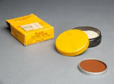 Kodak Series VI (6) Daylight 85A Warming Drop-In Filter for Type A Film w/Case - Image 1 of 4