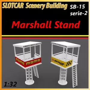 Slotcar Scenery Building 2X Marshall Stand Serie-2 Scalextric, Carrera - Foto 1 di 7