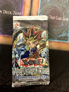 Yugioh Sealed Metal Raiders Promotional Booster Pack MRD Konami Square - Picture 1 of 9