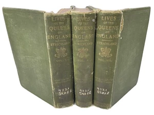 Original LIVES OF THE QUEENS OF ENGLAND, Strickland, Volumes I, V, and VII 1892 - Picture 1 of 7