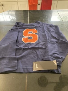 BOYS/GIRLS YOUTH SYRACUSE ORANGEMEN UNIVERSITY LONG SLEEVE T SHIRT XL 18 NWT - Picture 1 of 3