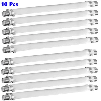 10 Piece Flat RG-6 F Connector Under Window Jumper Coax Coaxial Cable SKY31100 - Image 1 of 3
