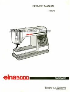 Instant Dwnld Elna 5000/ CLUB SERVICE/REPAIR MANUAL &Parts BOOK/schematics #4019 - Picture 1 of 3