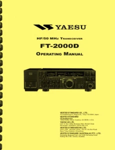 Yaesu FT-2000D Transceiver INSTRUKCJA OBSŁUGI - Zdjęcie 1 z 10