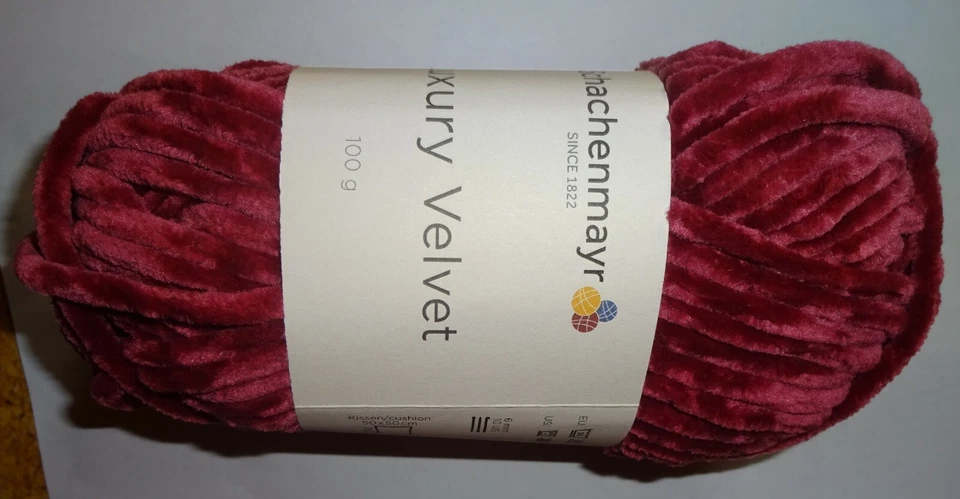 (59 50 €/kg) 100 g Schachenmayr LUXURY VELVET weiche Chenille Fb.30 pink #4849