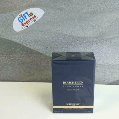 Boucheron Pour Homme 3,4 OZ eau de toilette spray para hombres nuevo en caja Foto 1 de 3