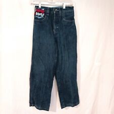 Vintage Fubu Platinum Collection Jeans Fat Albert Hey Hey Embroidered 25x25.5