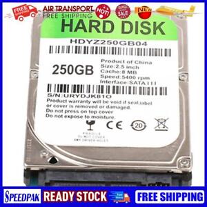 250GB Internal HDD 2.5 inch SATA III 5400RPM Hard Drive for Laptop Computer