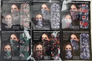 FACE MASK Floral Designs Bandana Neck Gaiter Headband Scarf Reusable Breathable - Picture 1 of 19
