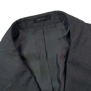 Hombre 40L Jil Sander "Sastre Hecho "Sólido Gris Marengo Lana Blazer Italia - Imagen 1 de 12