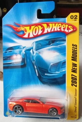 Hot Wheels 2007 nuevos modelos Chevy Camaro Concept Foto 1 de 4
