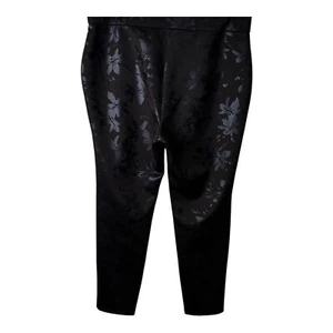 J&M Collection Elastic Waistband Deep Black Size XL Pants - Picture 1 of 5