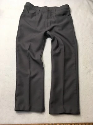 VTG Wrangler Men’s Brown Polyester Dress Slacks Western Cowboy - Image 1 of 4