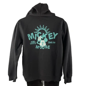 New Mens Neff Mickey Mouse Hoodie Hooded Sweatshirt Sz S NWT Black - Picture 1 of 7