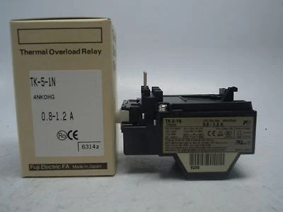 Relé de sobrecarga térmica Fuji Electric TK-5-1N 0,8-1,2 amperios 4NK0HG Foto 1 de 4