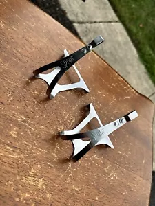 Vintage ALE Sport Pedal Toe Clips Torino Italy Parts Silver Chrome - Picture 1 of 12