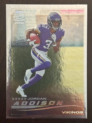 2023 Panini Zenith #14 Jordan Addison Minnesota Vikings Crown Pacific - Image 1 of 2