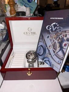 Gevril GV2 Limited Edition Automatic Chronograph Men's Watch ETA Movement - Picture 1 of 13