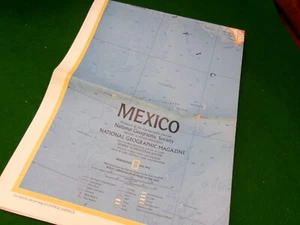 National Geographic Mexico fold out map  1973 - Bild 1 von 2