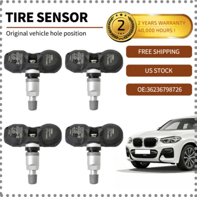 New 4PCS TPM109A TPMS Sensor Tire Pressure Monitoring System Sensor for BMW - Image 1 of 4