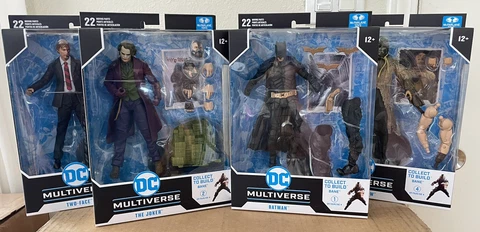 McFarlane DC Multiverse The Dark Knight Trilogy Bundle Bane BAF Batman Joker Cover