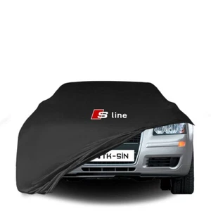 Audi A3 HB 8L (1996-2003) Custom Fit İndoor Car Cover W/logo Red Black Gray Blue - Picture 1 of 36
