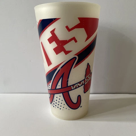 Atlanta Braves Baseball Thermo-Serv Tumbler MLB Tumbler Souvenir Cup 2009 Cover