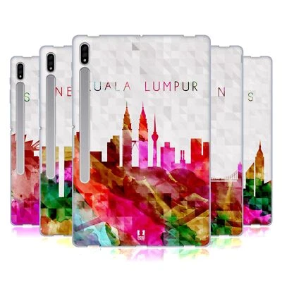 HEAD CASE DESIGNS WATERCOLOURED SKYLINE SOFT GEL CASE FOR SAMSUNG TABLETS 1 - Image 1 of 4