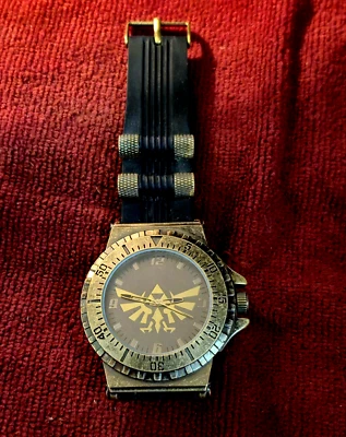 Nintendo Watch The Legend of Zelda Analog Accutime Collectors Gold Black 2017  - Image 1 of 3